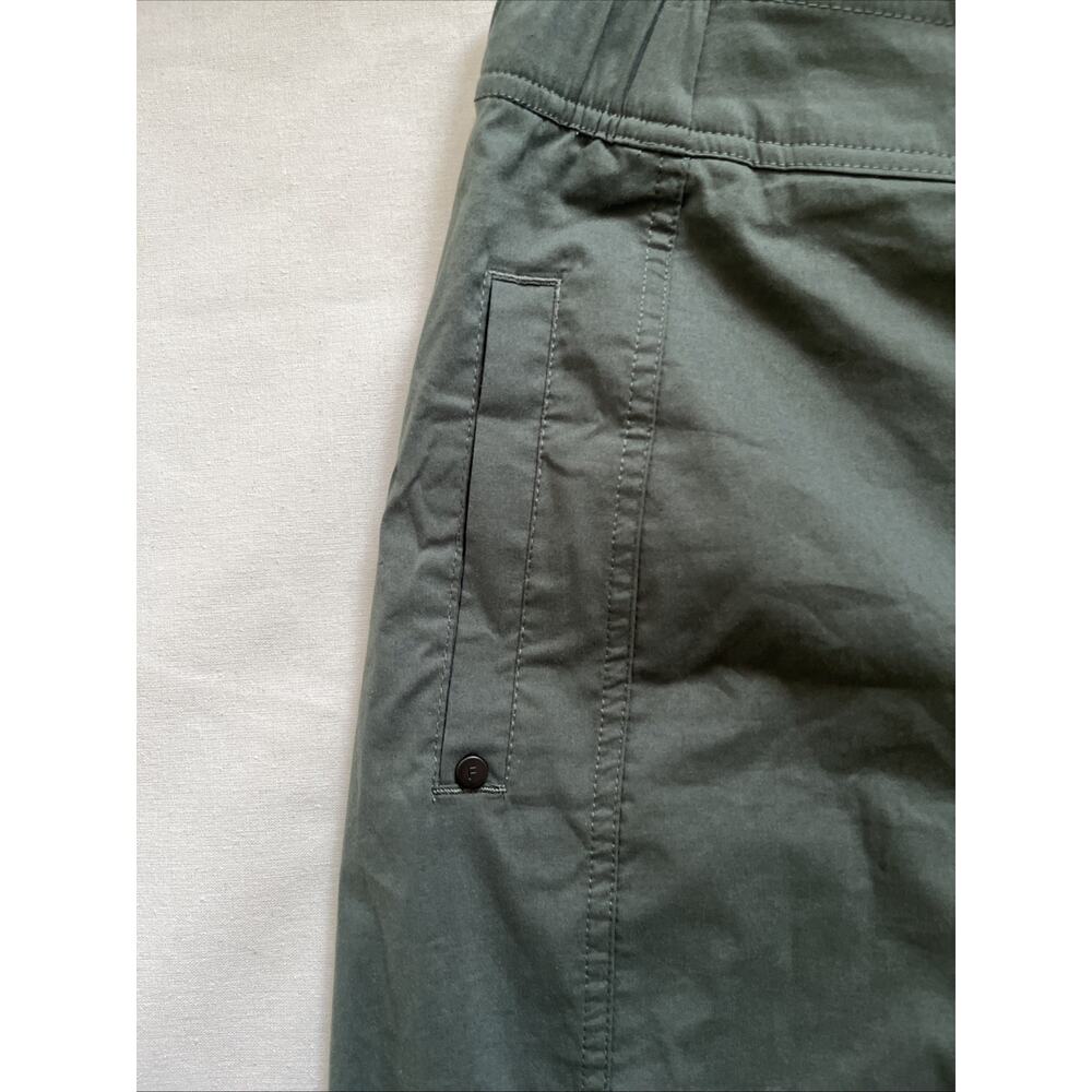 Foil Barrel Ankle Pants Viridian Olive Green Technical Cotton NWT US 10 AU NZ - Picture 9 of 16